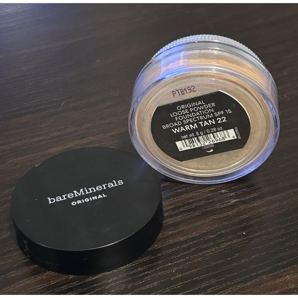 bareMinerals Original Loose Powder Foundation SPF 15 Warm Tan 22 0.28 oz Sealed